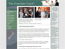 Tablet Screenshot of franchisecoach.co.nz